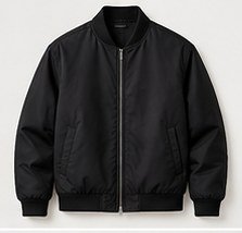 Black Bomber Jacket — Demo