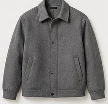 Grey Wool Overshirt — Demo