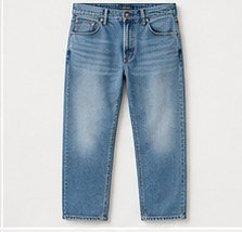 Light Blue Straight Jeans — Demo